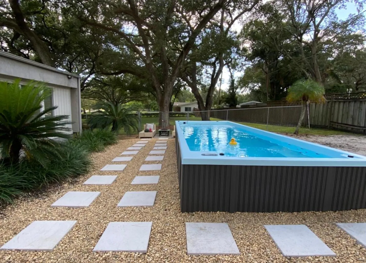 Reel Relaxing Across From River In Huge 24 Foot Swim Spa Tampa Holiday home